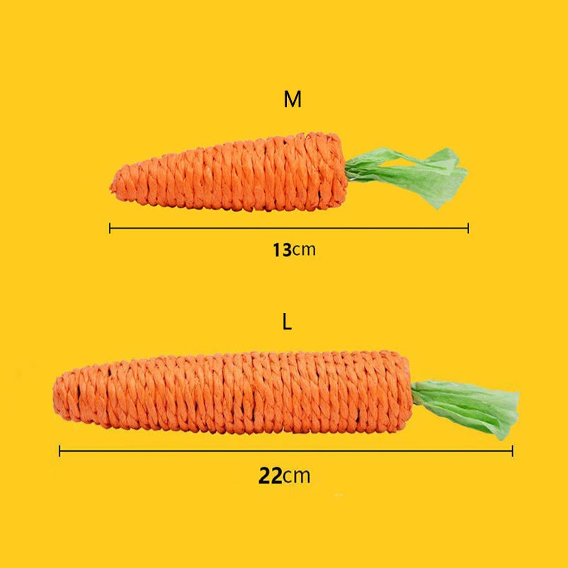 Crinkle Carrot Cat Toy