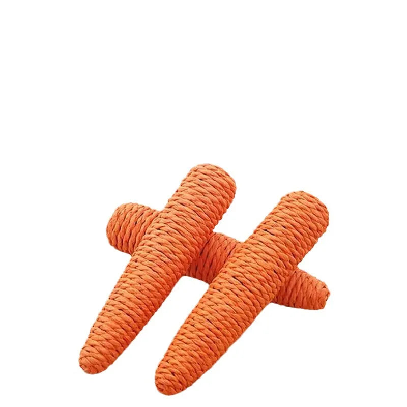 Crinkle Carrot Cat Toy