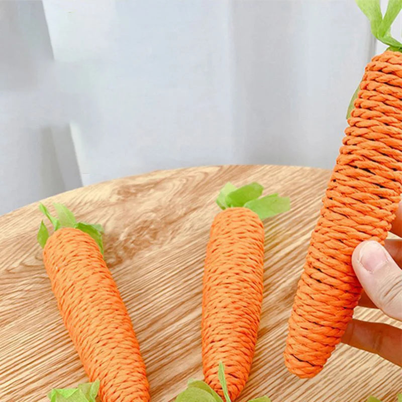 Crinkle Carrot Cat Toy